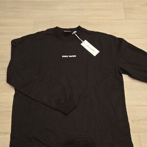 Daily Paper Classic Black Long Sleeve Tee